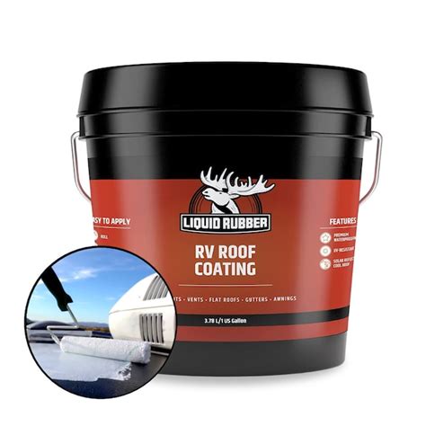 liquid rubber rv roof coating|High